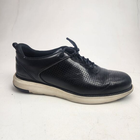 Cole Haan Men's Grand Atlantic Perforated Oxford in Black Size 9.5 M Sneakers - Picture 1 of 10